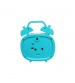 Cute Table Clock, Analog Alarm Clock, Sea Green and White Color